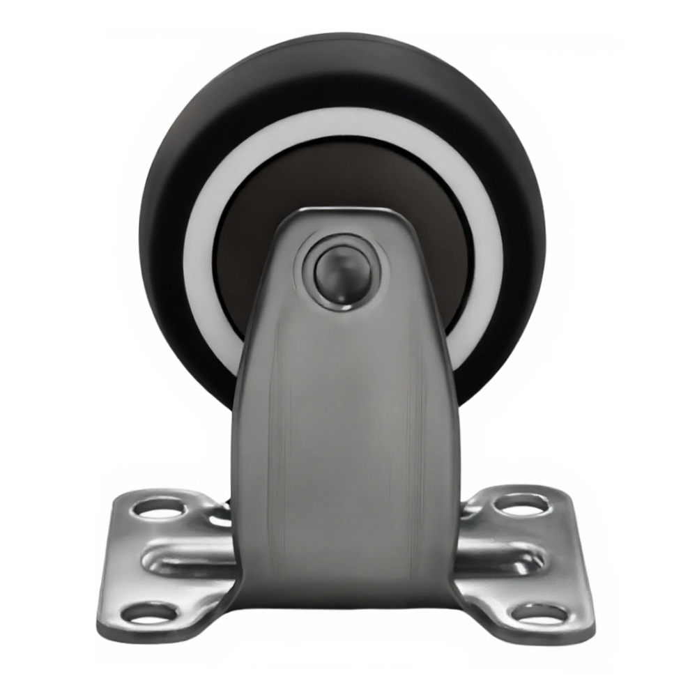 1.5-inch Fixed Single Shaft TPE Caster Wheel