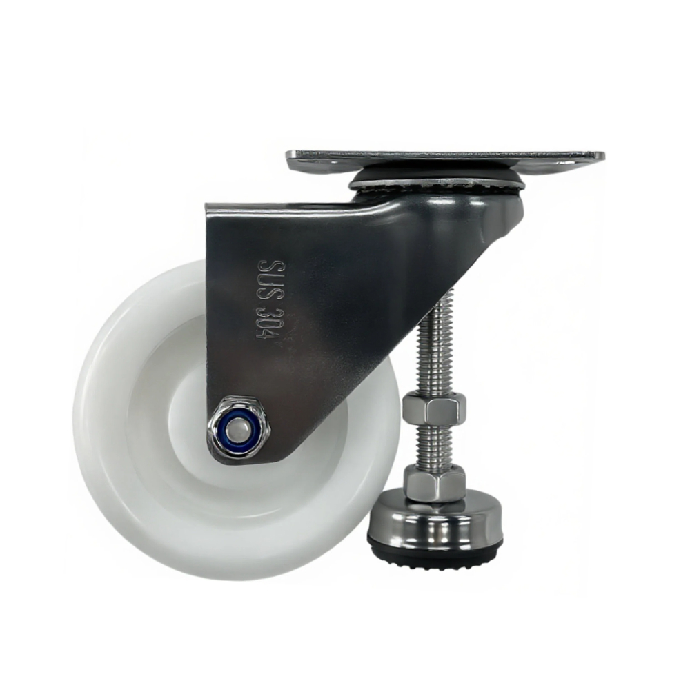 4-inch Height Adjustable PP Caster Wheel